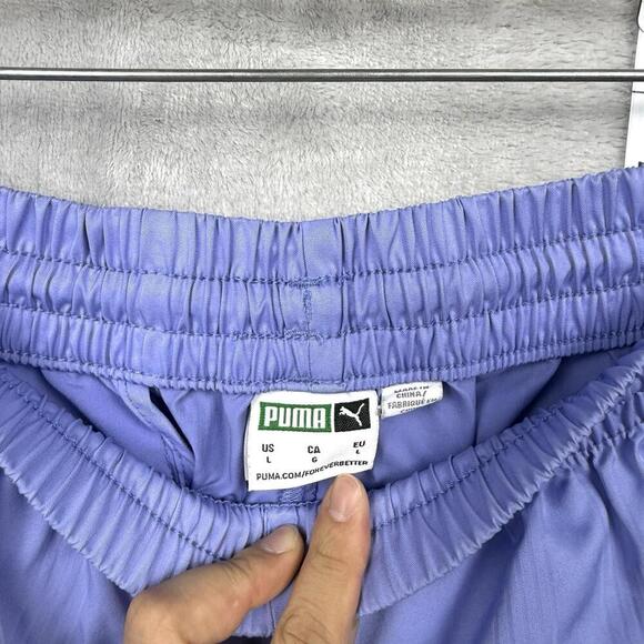 Puma Fandolympique Marseille 7 Woven Shorts Blue L Men’s Streetwear Athletic - Picture 6 of 12